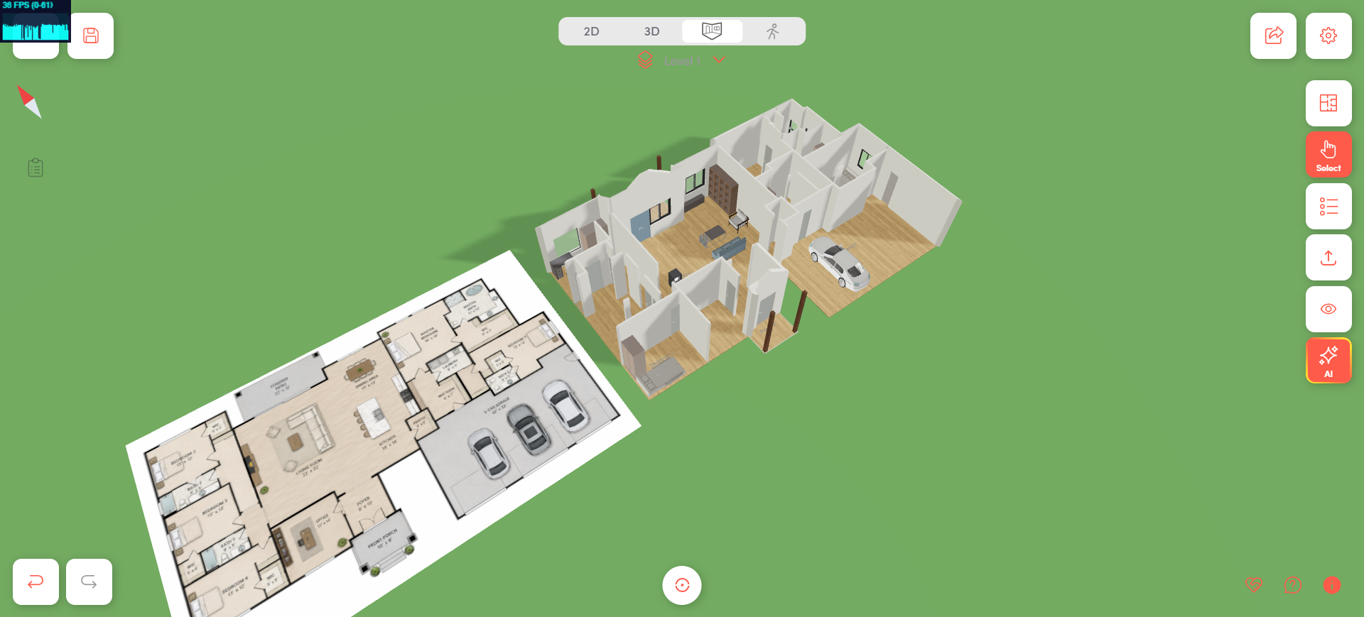 From Floor Plan to Furnished 3D Home in Minutes