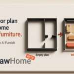AI floor plan, space planning software, automatic floor plan furnishing, 3D furnished layout